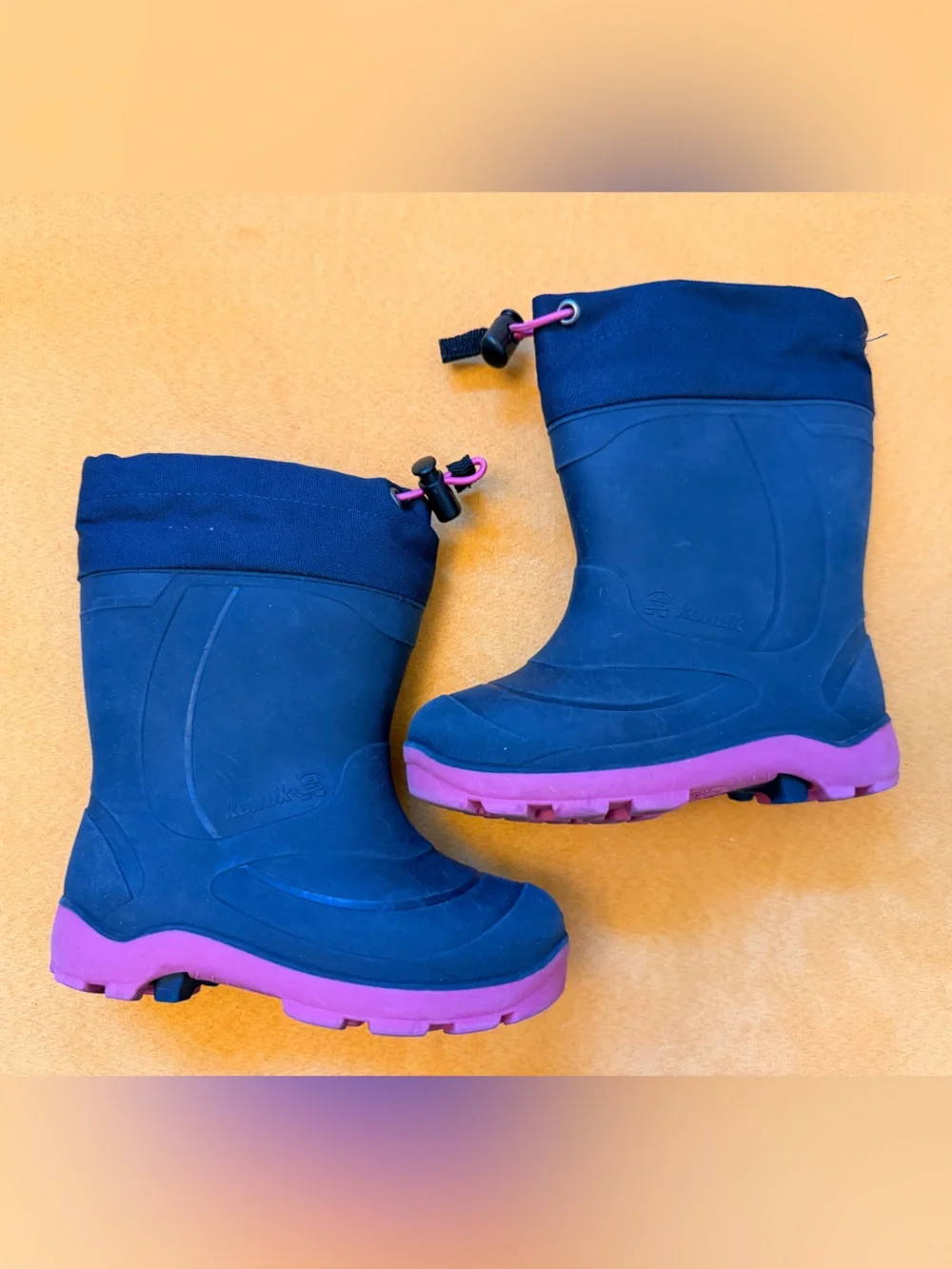 Kamik Snobuster 2 Insulated Rubber Boots for Toddler Girls